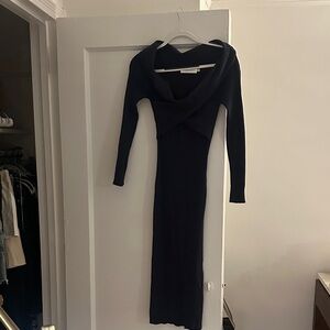ASTR Navy Sweater Dress